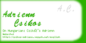 adrienn csikos business card